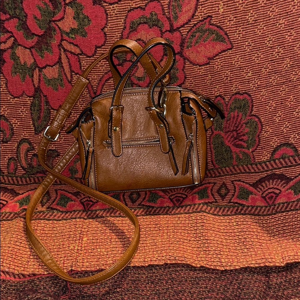 Forever 21 Brown Mini Bag with Structured Design - Picture 7 of 7